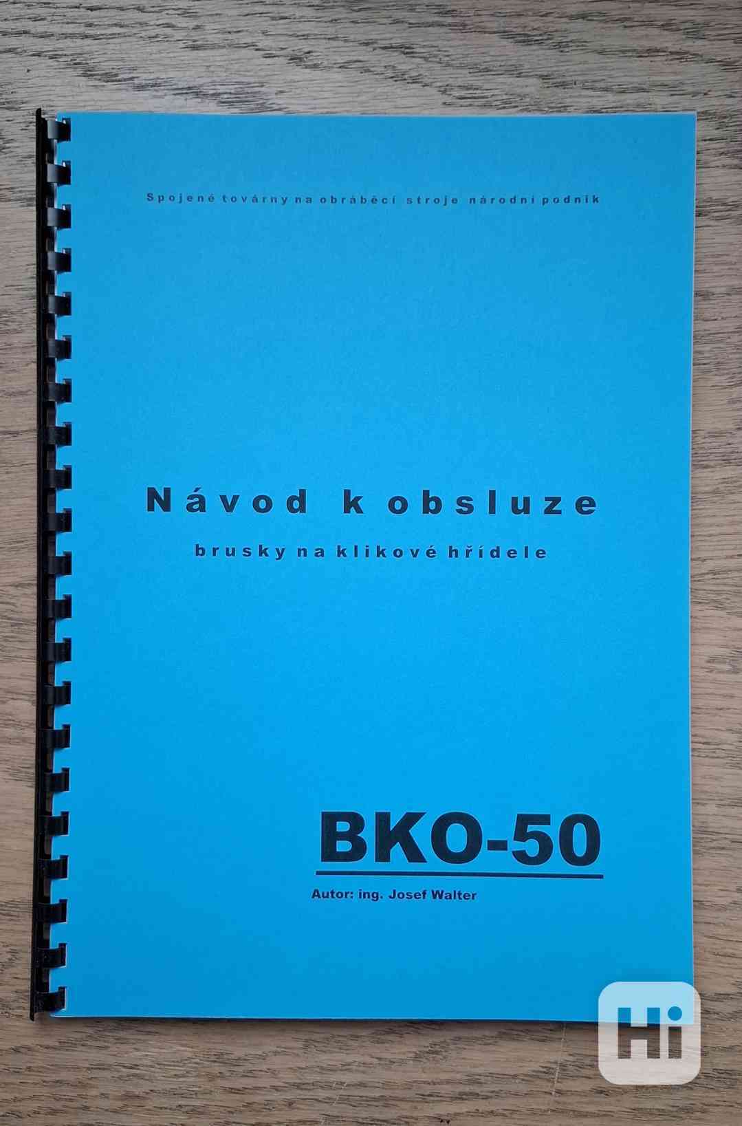 Návod brusky na klikové hřídele BKO-50 - foto 1