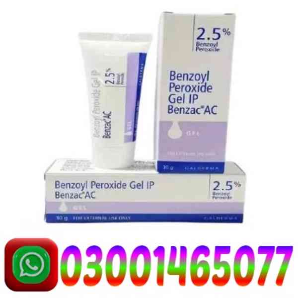 Benzac ac 2.5% Gel In Daraz # 03001465077 # Order Now - foto 1