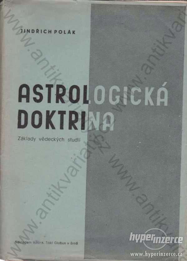 Astrologická doktrina Jindřich Polák 1938 - foto 1