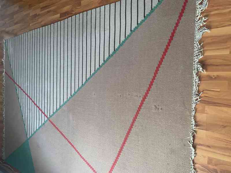 Geometrický koberec Antonín Kybal 50.léta - foto 10