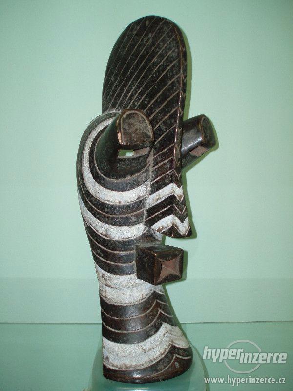 Stará Africká maska kmene Songye z Konga - foto 1