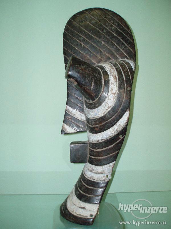 Stará Africká maska kmene Songye z Konga - foto 5