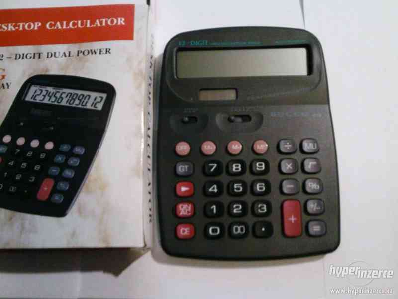 Duální kalkulačka na stůl - nová - foto 1