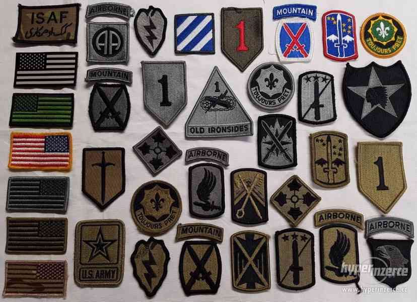 US Army nášivky, odznaky, medaile - foto 1