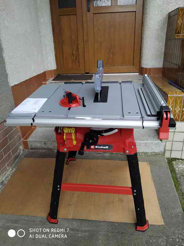 Prodám NEPOUZITOU stolní kotoučovou pilu Einhell TC - TS 222 - foto 8