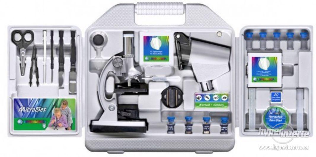 Biotar DLX 300-1200x Bresser mikroskop pro děti
