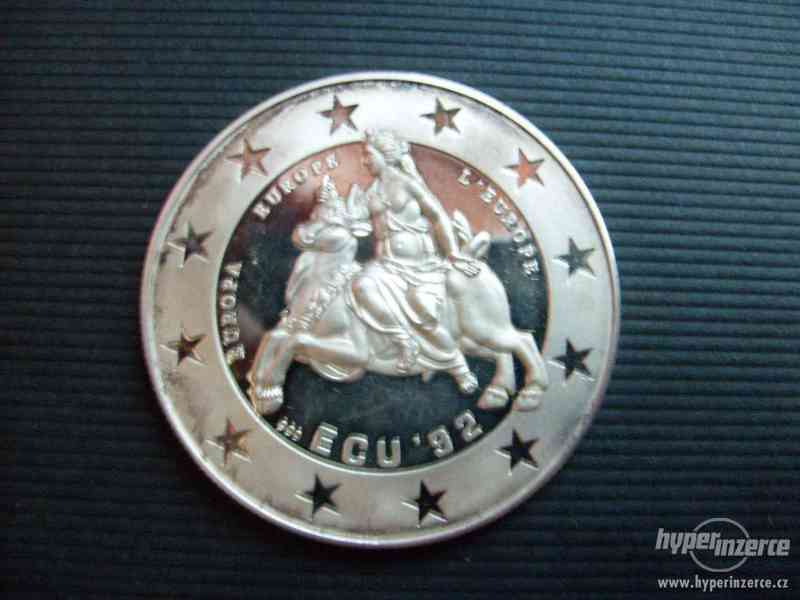 Stříbrná medaile 999 EUROPA Bundesrepublik deutschland ECU 9 - foto 1