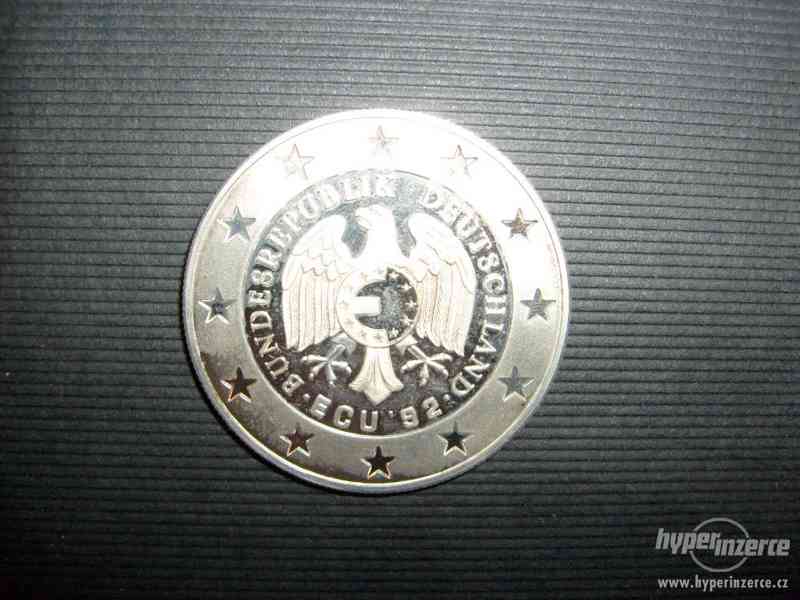 Stříbrná medaile 999 EUROPA Bundesrepublik deutschland ECU 9 - foto 2