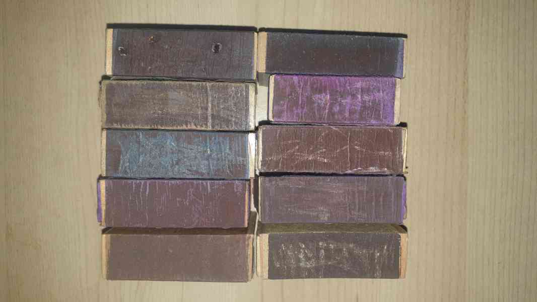 Staré dýhované krabičky. - foto 3