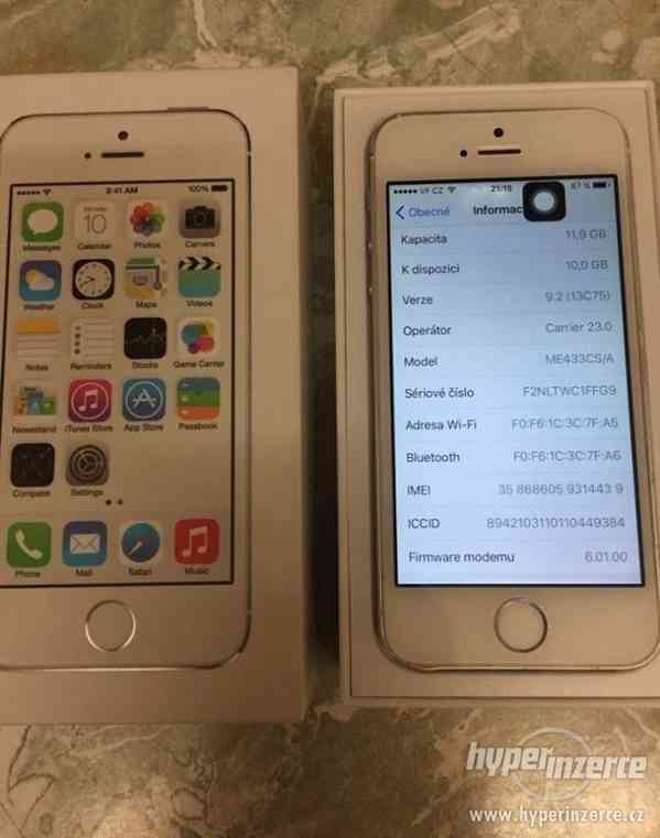 iPhone 5s stříbrný - foto 4