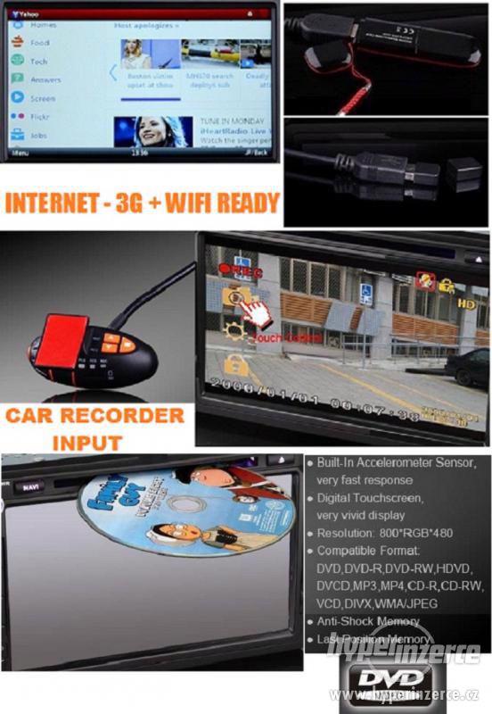 VW SKODA SEAT Dotykove Autoradio + Navi 7disp GPS DVD BT USB - foto 19
