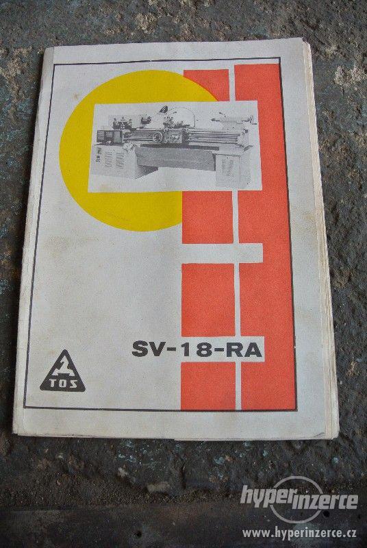 Soustruh SV18 RA/750 + příslušenství - foto 9