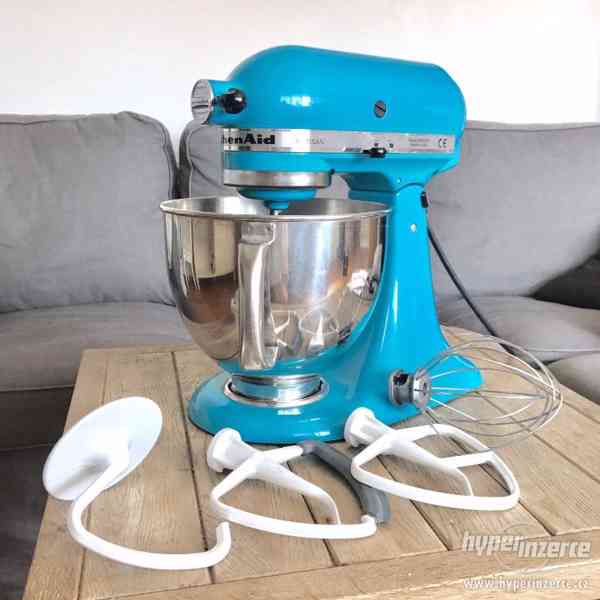 Luxusní Kuchyňský robot KitchenAid Artisan + výbava - foto 1