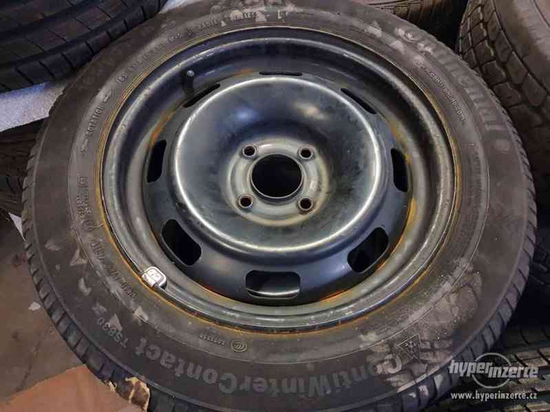 Plechove disky s pneu conti peugeot citroen 4x108 6jx15 et23 - foto 2