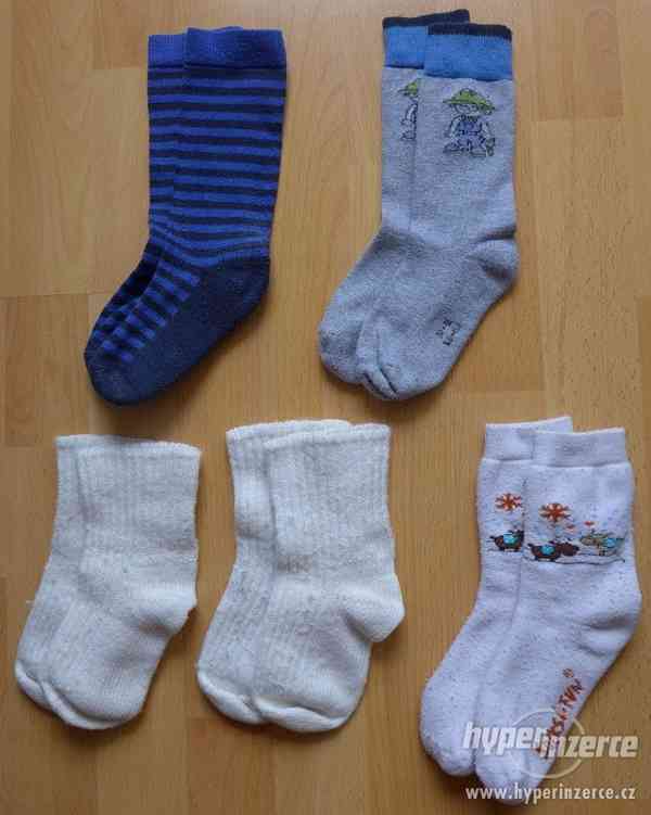 5x chlapecké teplé ponožky a podkolenky vel. 26-29 (cca 3-5 - foto 1