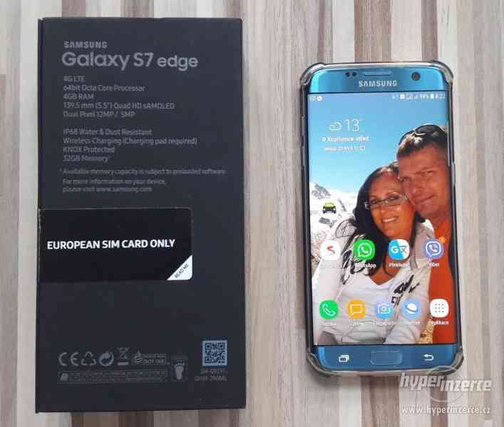 Samsung Galaxy S7 Edge Blue Coral, Dual sim, 32Gb, TOP stav. - foto 20