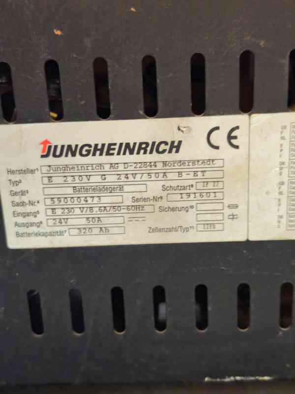 Ručně vedený elektrický VZV JUNGHEINRICH - foto 8
