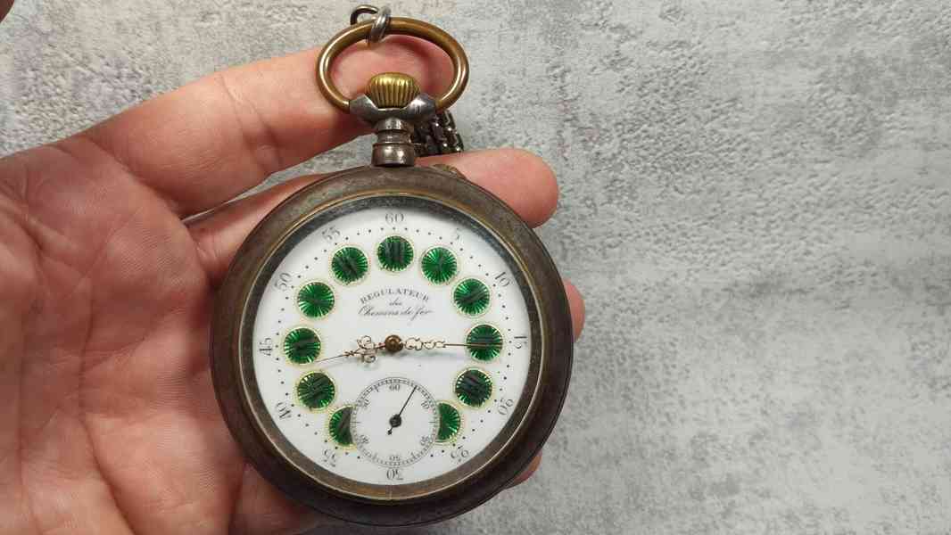 Velké kapesní hodinky Régulatéur, doprava zdarma - foto 13