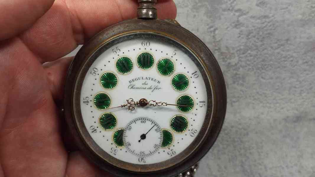 Velké kapesní hodinky Régulatéur, doprava zdarma - foto 20