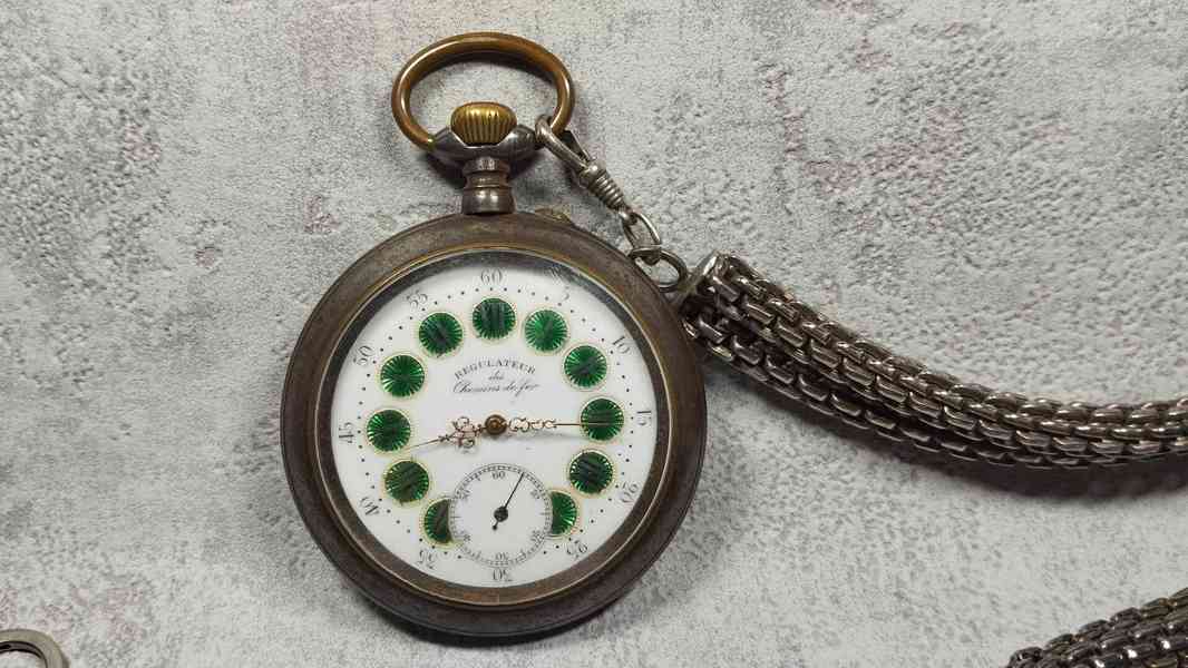 Velké kapesní hodinky Régulatéur, doprava zdarma - foto 9