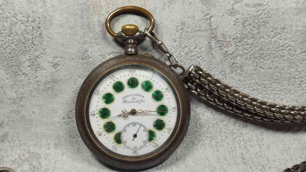 Velké kapesní hodinky Régulatéur, doprava zdarma - foto 4