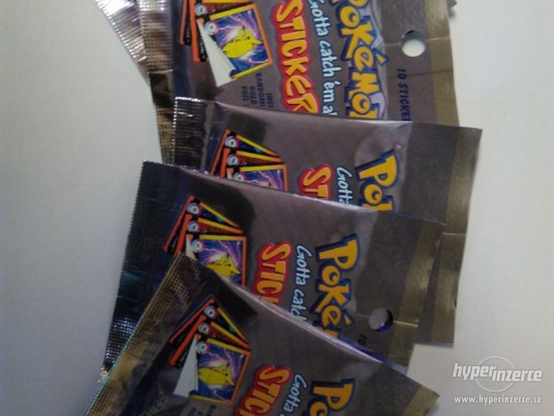 Pokémon samolepky,stickers, rok 1999,series1 - foto 2