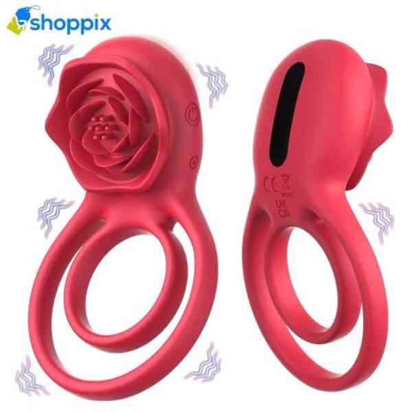 Original Cock Ring with Rose Clitoral Remote Control In Isla - foto 1