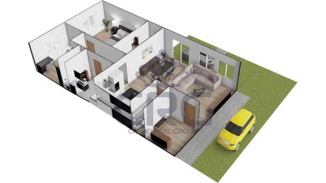 PRONÁJEM RD 3+KK O CP 113,7 M2 V OBCI MORAVSKÉ KNÍNICE - foto 3