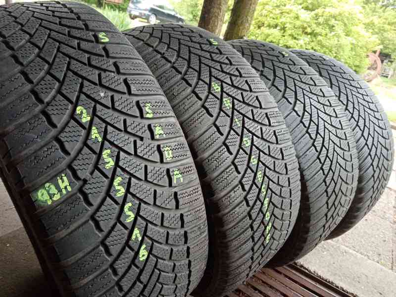 Zimní pneu 4kusy 215/55/16 vzorek 70% BRIDGESTONE - dobírka - foto 2