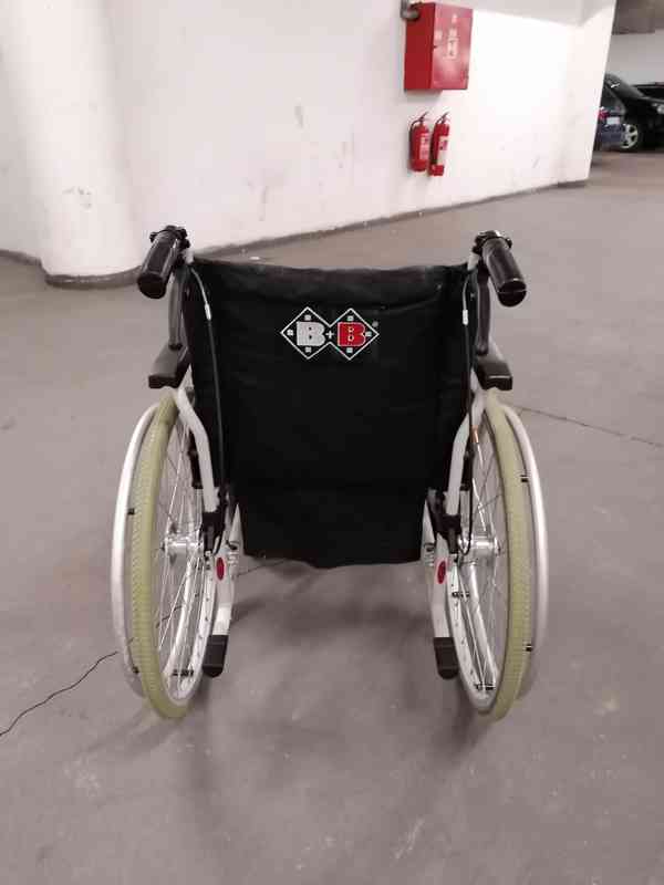 invalidní vozík b+b sedák 43cm - foto 2
