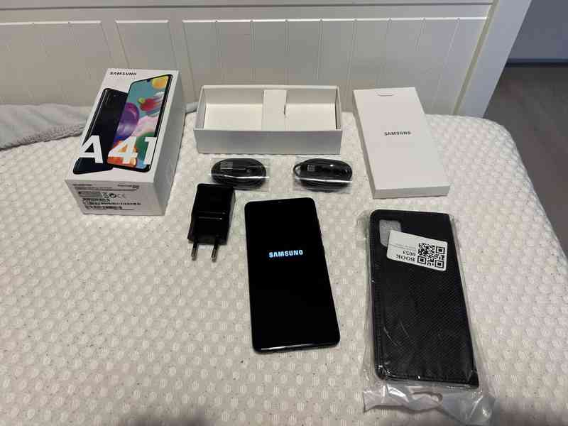 Samsung A41 + kompletní příslušenství, barva černá - foto 4