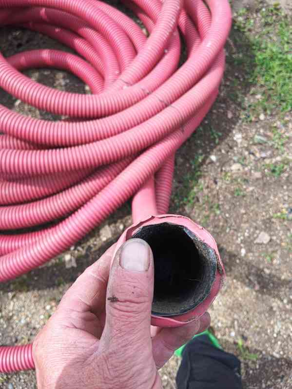 prodám chráničku KOPOFLEX červená, délka 30m - foto 3