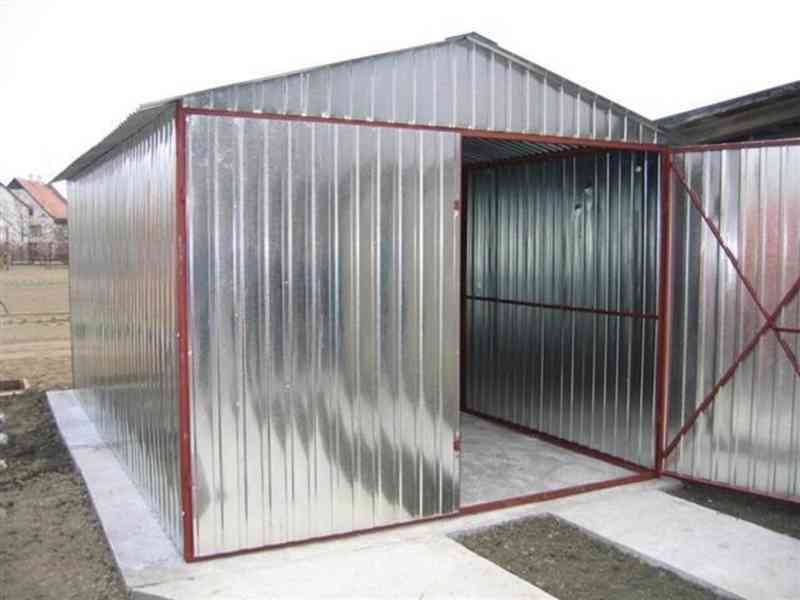 Plechové garáže v AKCI - v ceně doprava a montáž