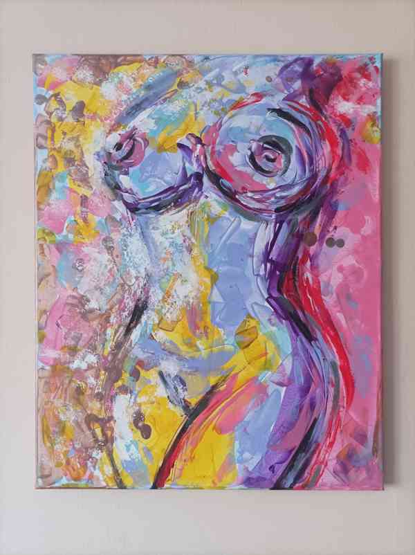 Obraz 40x50, abstrakce 