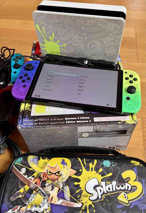 Nintendo Switch Oled Splatoon a příslušenství - foto 2