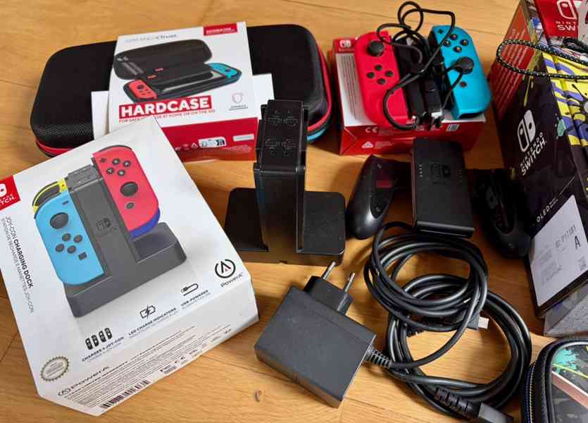 Nintendo Switch Oled Splatoon a příslušenství - foto 8