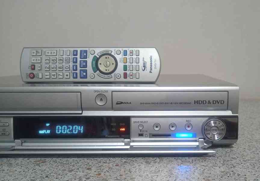 ⚠️VHS-HDD-DVD rekordér Panasonic DMR-EX95  - foto 4