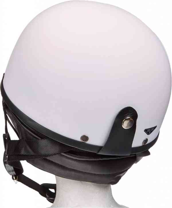 Helma Mil-Tec Moto Retro - bílá - foto 3