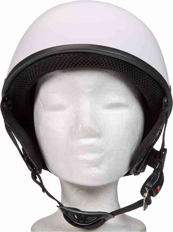 Helma Mil-Tec Moto Retro - bílá - foto 4