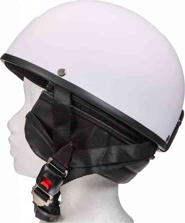 Helma Mil-Tec Moto Retro - bílá - foto 2