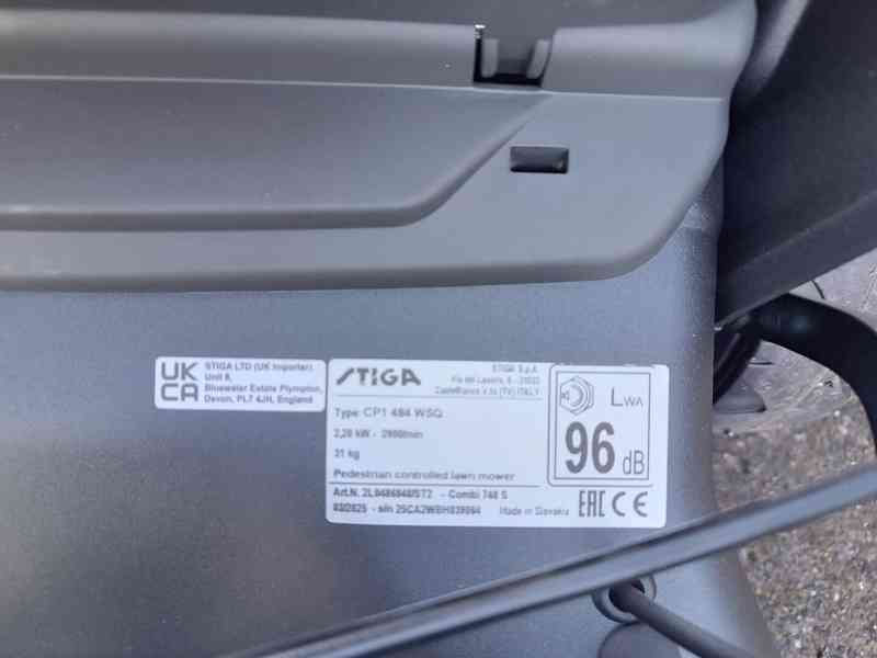 Benzínová sekačka s pojezdem STIGA Combi 748 S – stav nová - foto 3