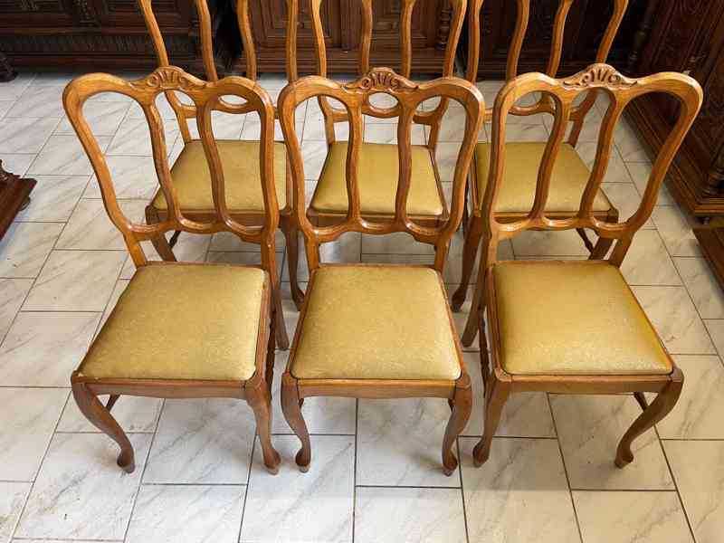 Starožitné jídelní židle Louis XV. - foto 2