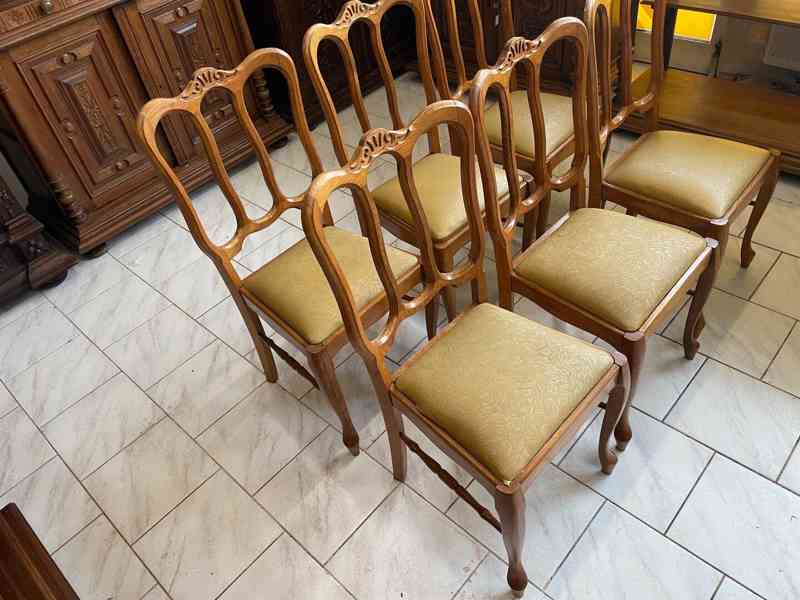 Starožitné jídelní židle Louis XV. - foto 4