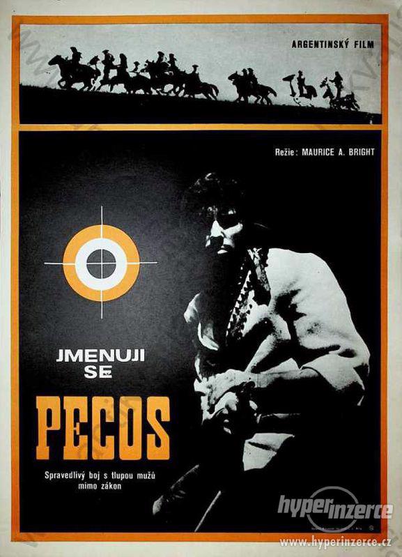 Jmenuji se Pecos argentinský film plakát 1972 - foto 1