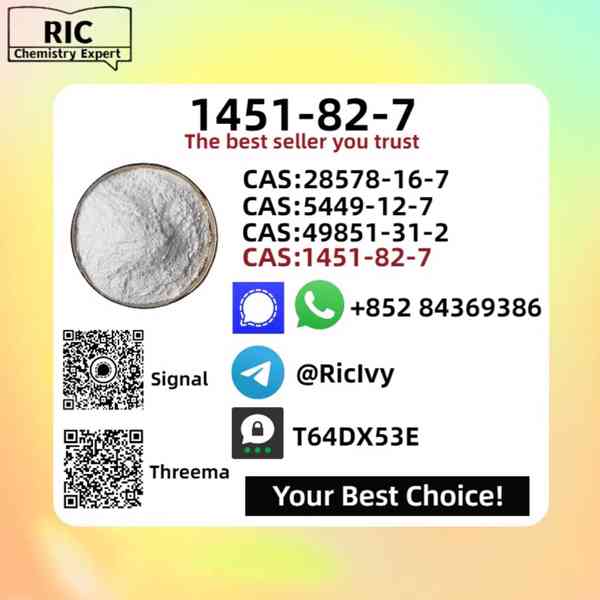 New CAS 1451-82-7 P.MK 28578-16-7 With B.MK 5449-12-7 