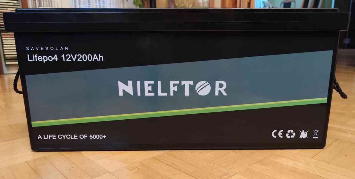 LiFePO4 baterie Nielftor 200Ah /12V - NOVÁ, doklad s odp.DPH - foto 4