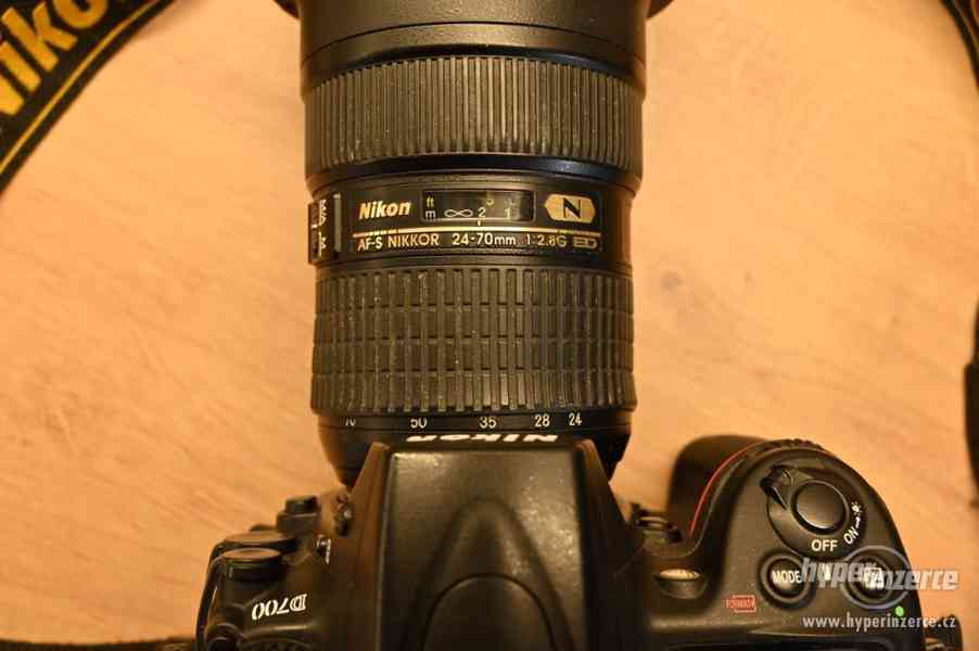 PRODÁM Nikon D700 + objektiv 24-70 f/2,8G ED - foto 3