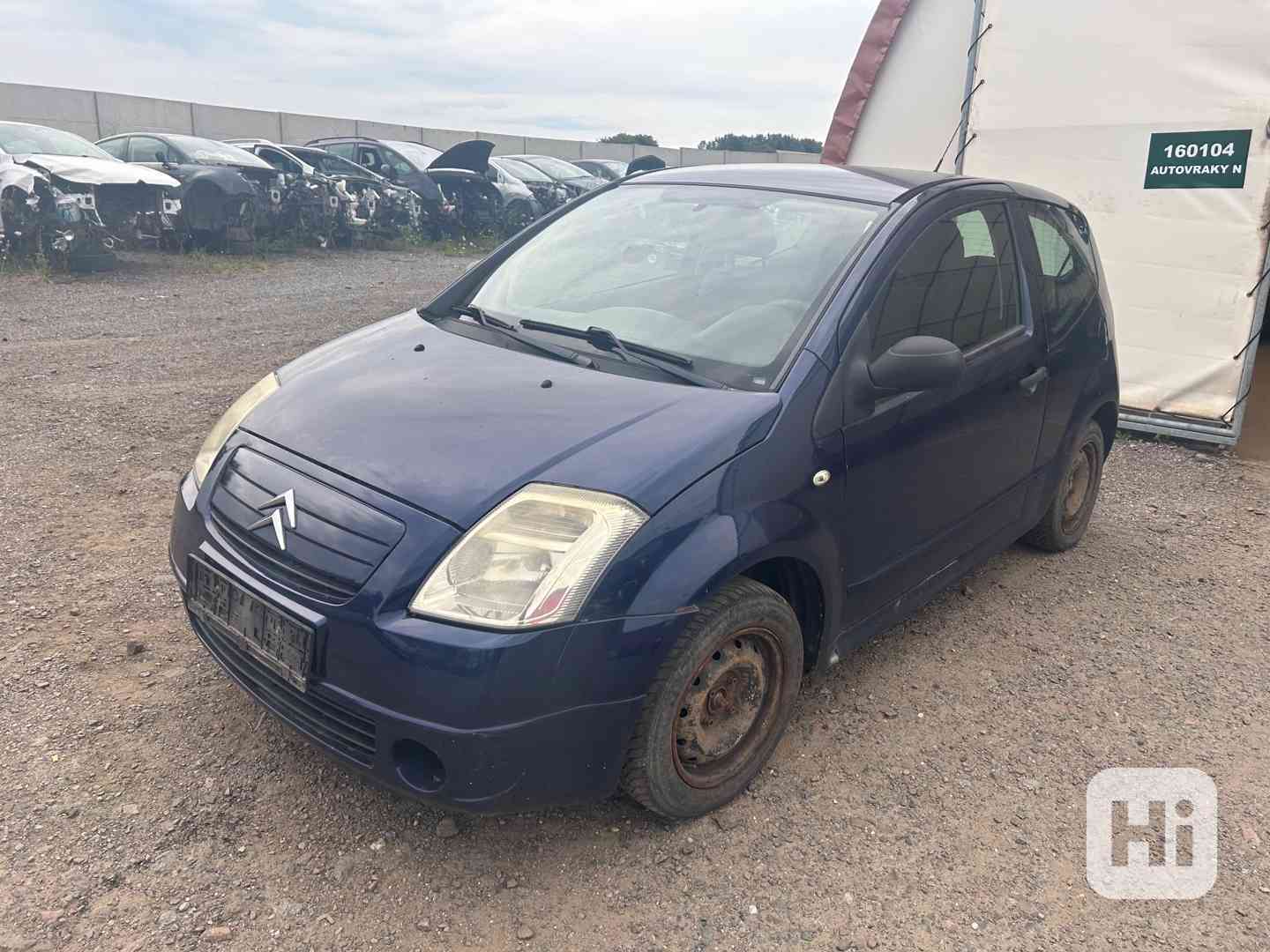 Citroen C2 1,1 BN 44KW HFX modrá prodám díly - foto 1
