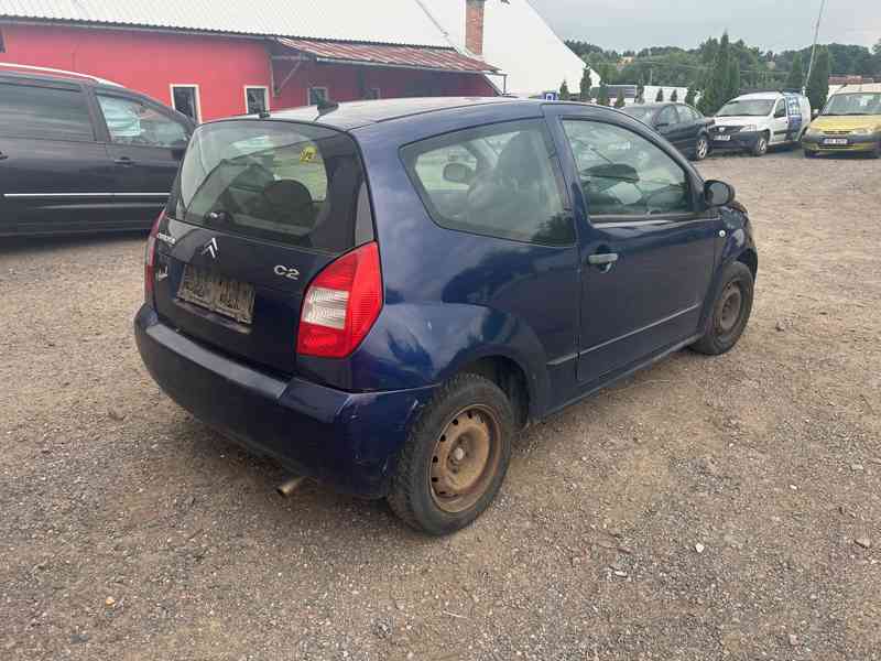 Citroen C2 1,1 BN 44KW HFX modrá prodám díly - foto 3