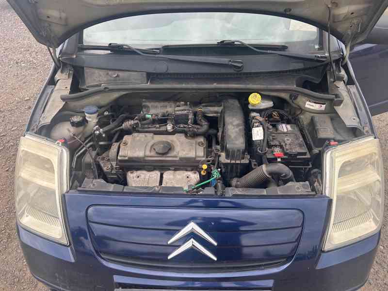 Citroen C2 1,1 BN 44KW HFX modrá prodám díly - foto 6